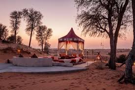 Bedouin Oasis experience in Ras Al Khaimah, showcasing Emirati culture with authentic dining