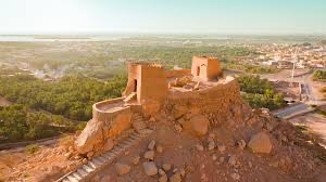 Historic Dhayah Fort in Ras Al Khaimah, a cultural landmark surrounded by scenic landscapes and rich history